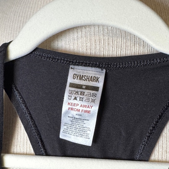 Gymshark Black Tank Top - Picture 2 of 4